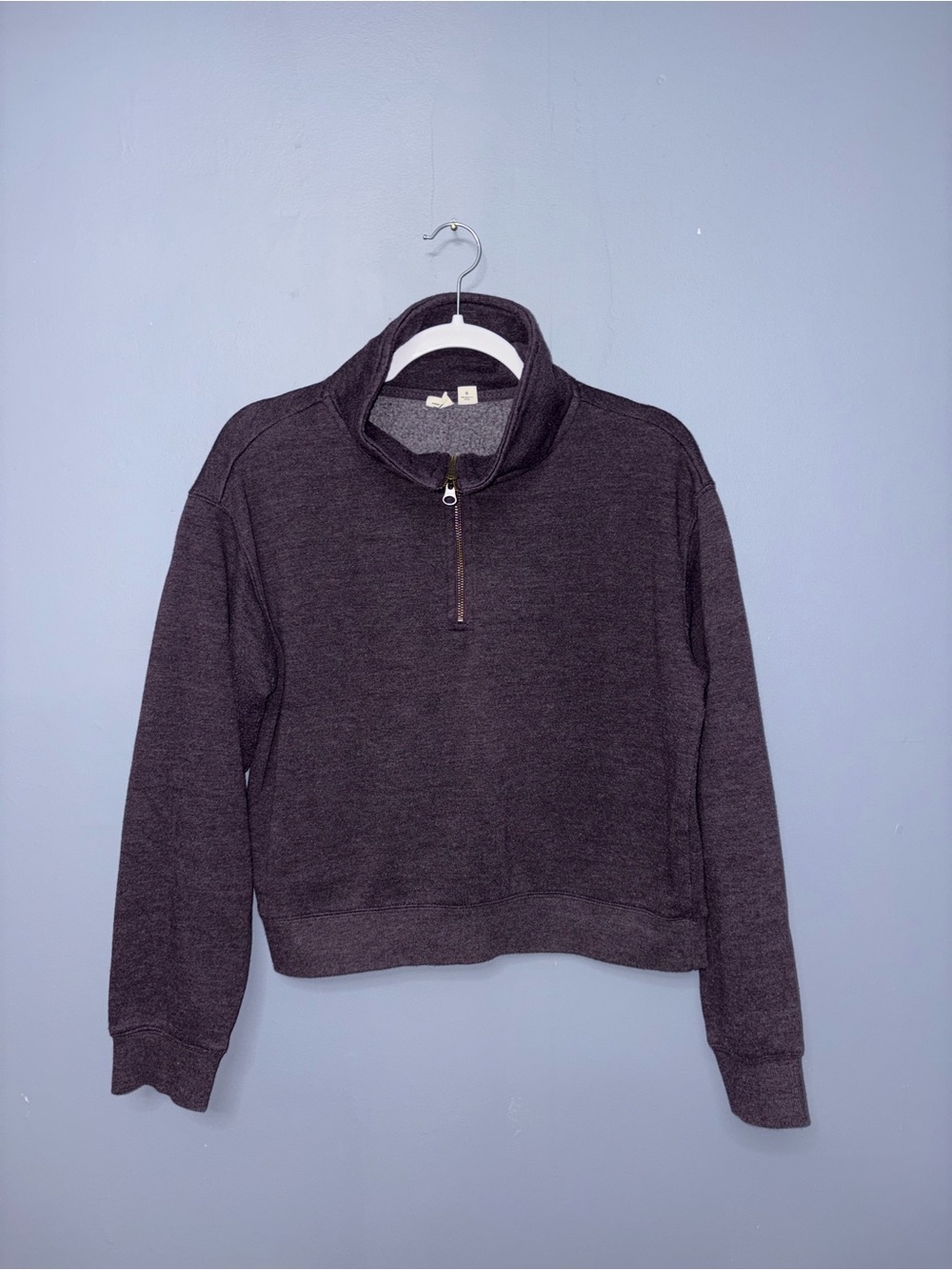 TenTree | Purple Quarter Zip Sweatshirt | Size Large